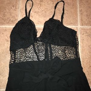 black lace jumpsuit